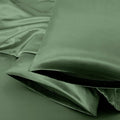 Aormenzy Satin Pillow Cases for Women Standard Size Set of 2, Woodland Green by Aormenzy