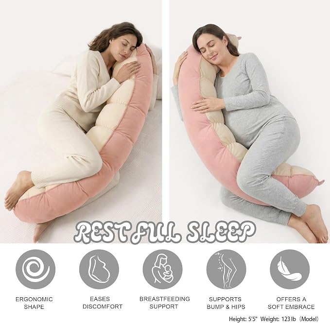 Peallow – Long Round Body Pillow - Image 5
