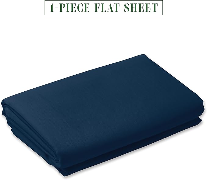 Luxury Flat Sheet Elegant Comfort Wrinkle-Free 1500 Premier Hotel Quality - Image 2