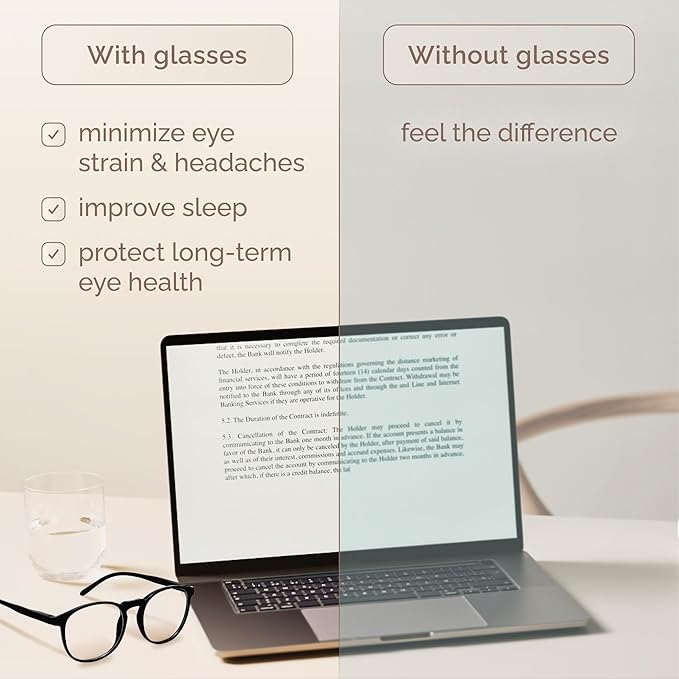 IBOANN Chic & Comfy Blue Light Glasses - Image 3