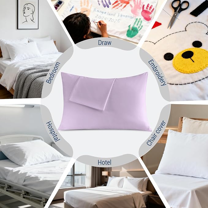 Pillowcases Queen 4 Pack, 20x30 Pillow Cases - Image 6
