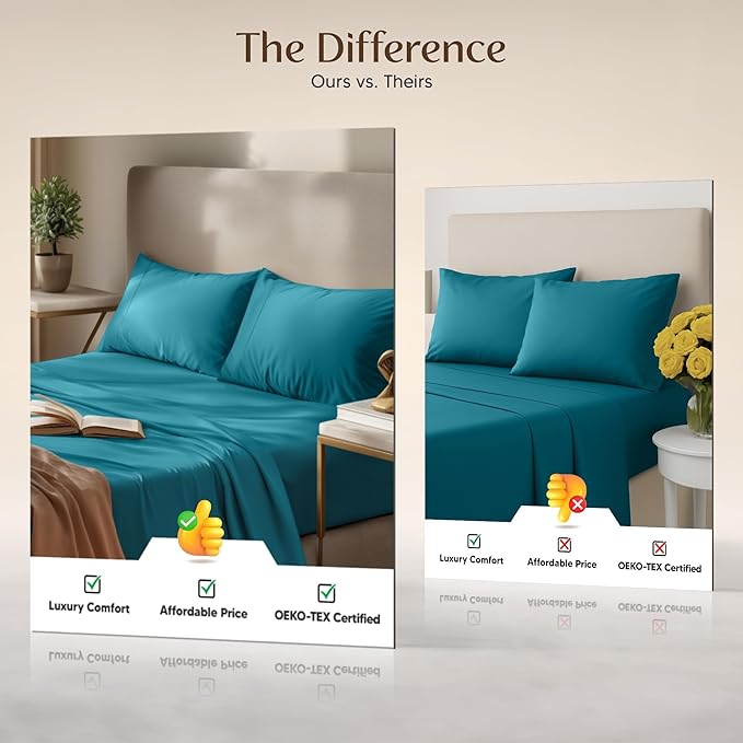 Utopia Bedding Twin XL Sheet Set – 3 Piece Bed Sheets - Image 6
