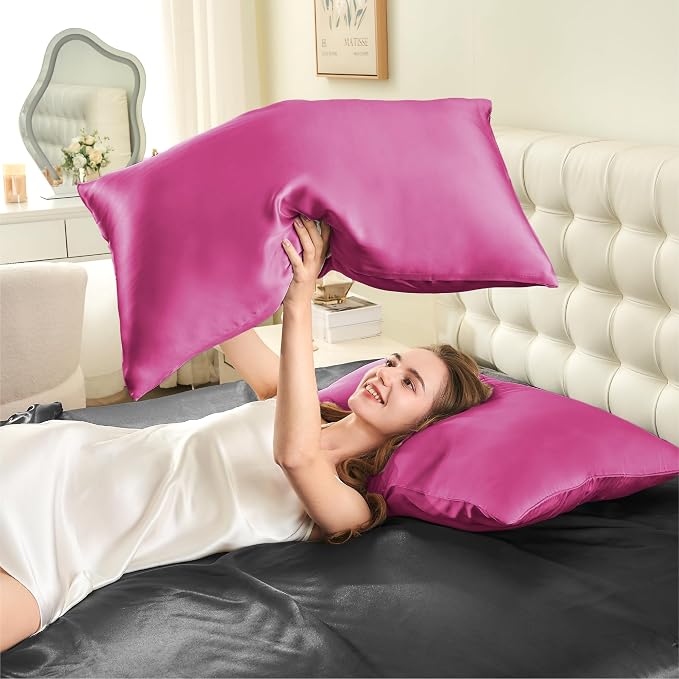 INFIIXSO Mulberry Silk Pillow Case King Size, Silk Pillowcase - Image 7