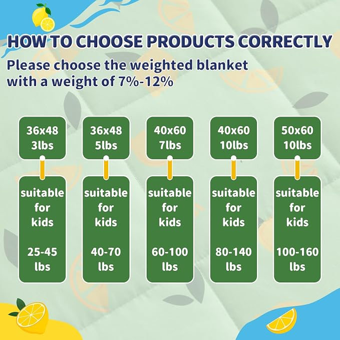 anfie Weighted Blanket Kids, Weighted Blanket Cooling Blanket - Image 6