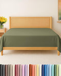 Cal King Size Flat Sheet by CGKUnlimited