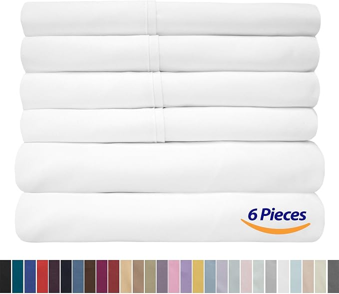 Sweet Home Collection 6 Piece 1500 Supreme Collection Brushed Microfiber Deep - Image 6