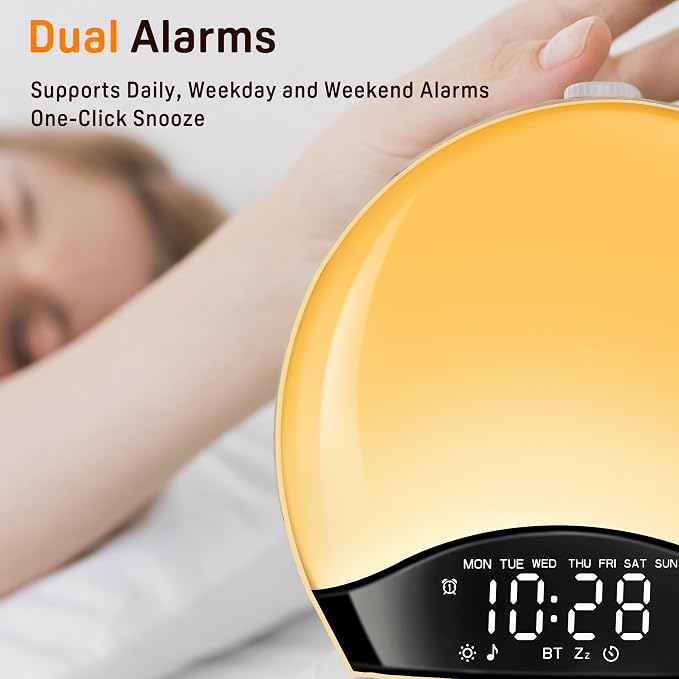 JALL Sunrise Alarm Clock for Bedrooms - Image 8