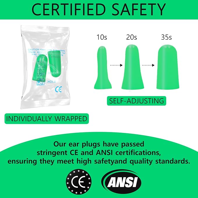 Quality Foam Earplugs 200 Pair - Image 4