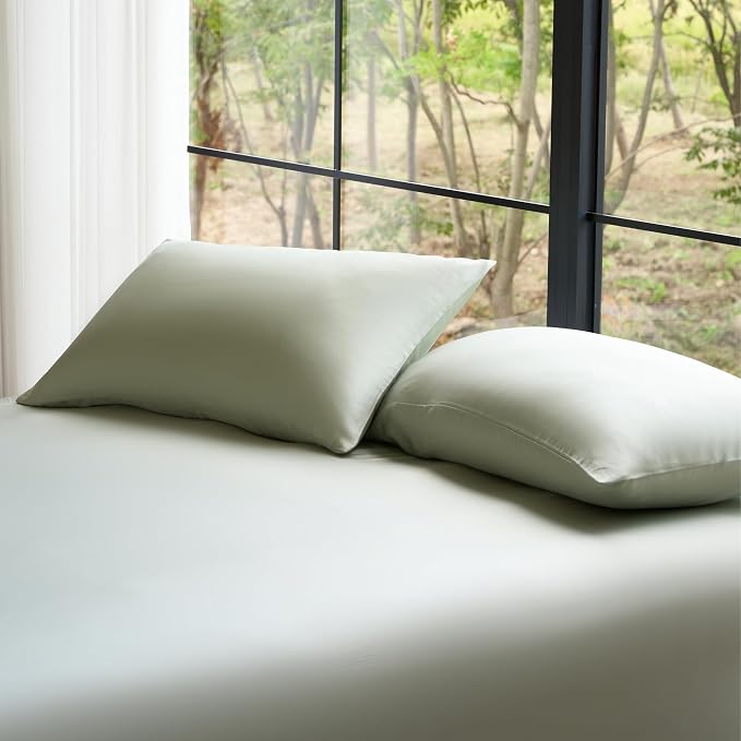 DOZ by SIJO Pillowcase Set, 100% Viscose derived from Bamboo, Organically Grown by DOZ