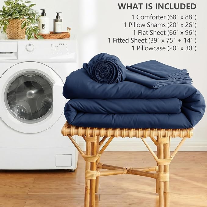 HIMEET Twin Size Comforter Sets - Image 6