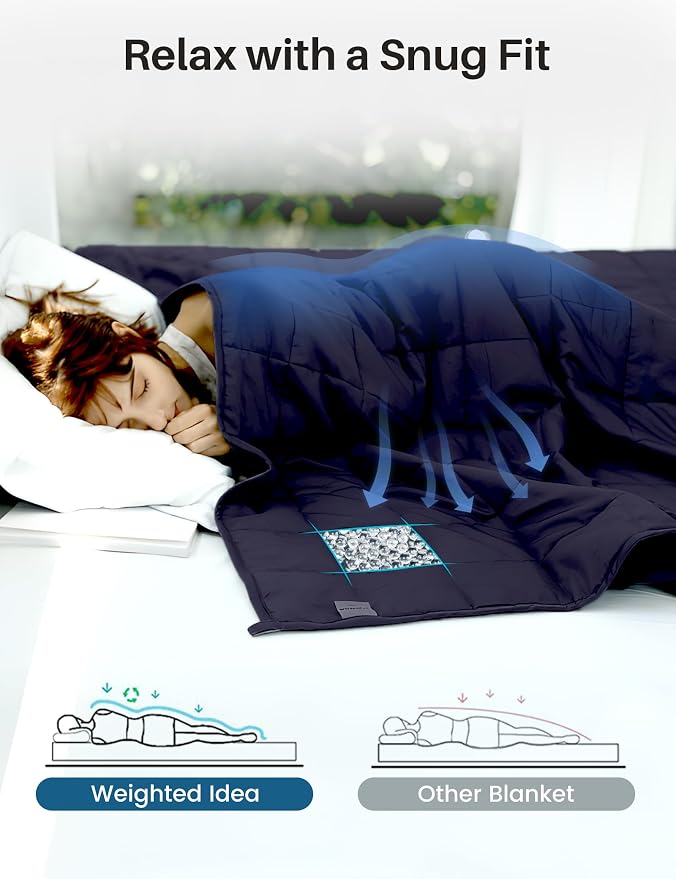 Weighted Idea Weighted Blanket for Adults Cooling Breathable Heavy Blanket - Image 4