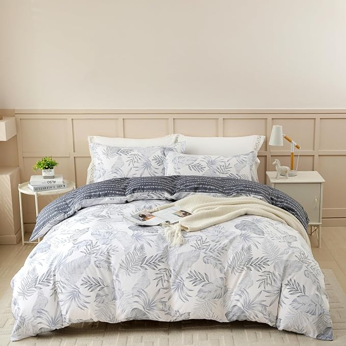 OAITE Duvet Cover Set, 100% Cotton Comforter Cover by OAITE