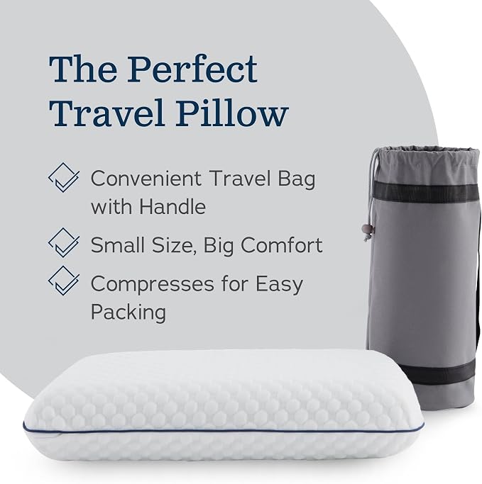 Weekender Gel Memory Foam Camping Pillow - Image 6