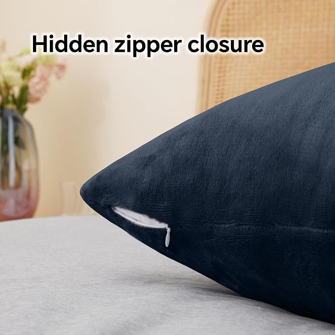 BEDELITE Flannel King Size Pillow Cases Set of 2, Super Soft Fleece Pillowcases - Image 6