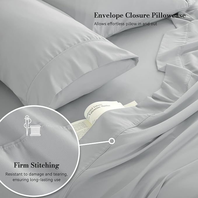 Grey Queen Sheet Set - Image 4