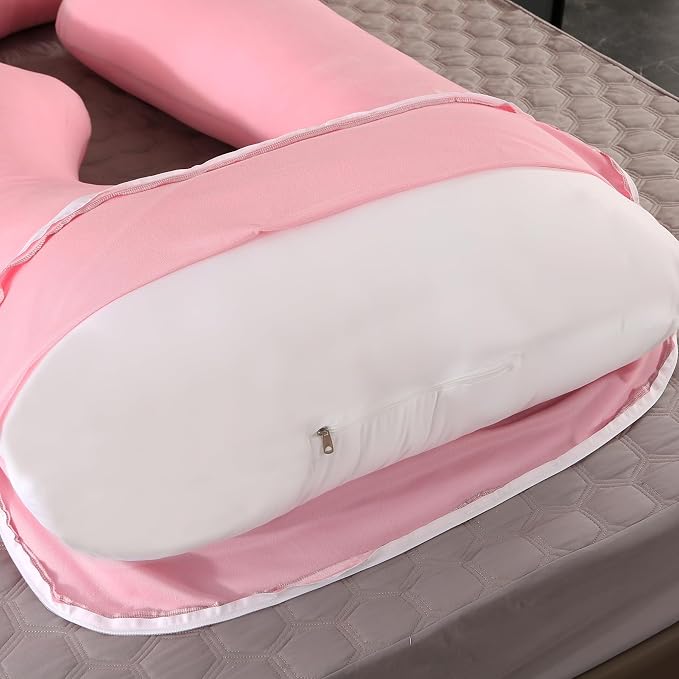 BATTOP Pregnancy Pillows for Sleeping- U Shaped Full Body Maternity Pillow - Image 8