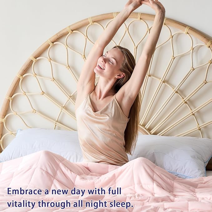 yescool Weighted Blanket for Adults Cooling Heavy Blanket for Sleeping Perfect - Image 5