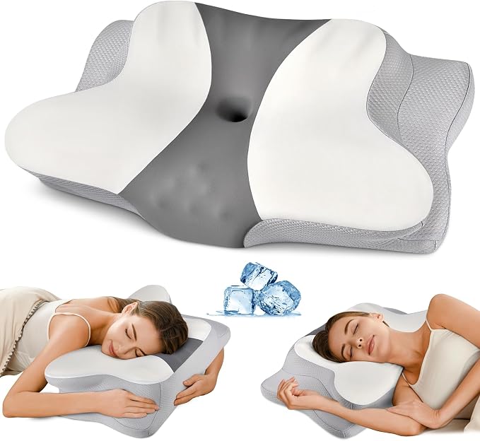 Cervical Pillow for Neck Pain Relief by Ylekto