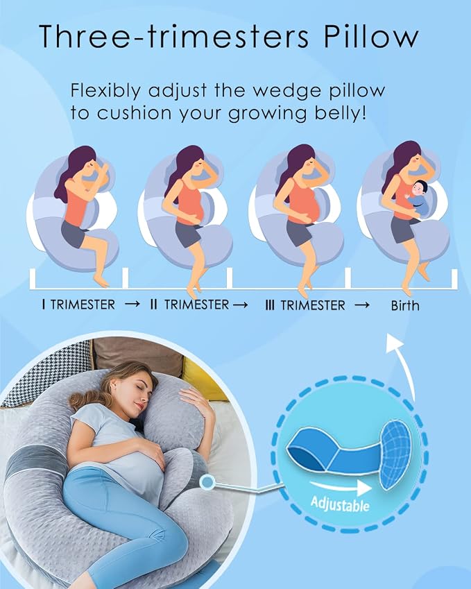 QUEEN ROSE Pregnancy Pillow E Shaped - Image 4