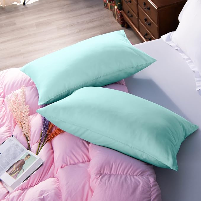 NTBAY Egyptian Cotton Queen Pillowcases - Image 6