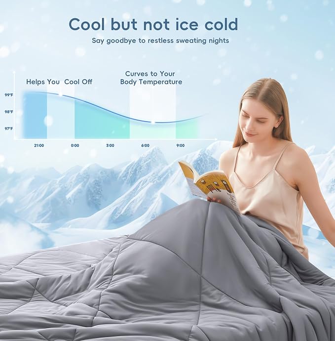 MASVIS Cooling Blankets for Hot Sleepers, Luxury Lightweight Cozy Soft Throw - Image 6
