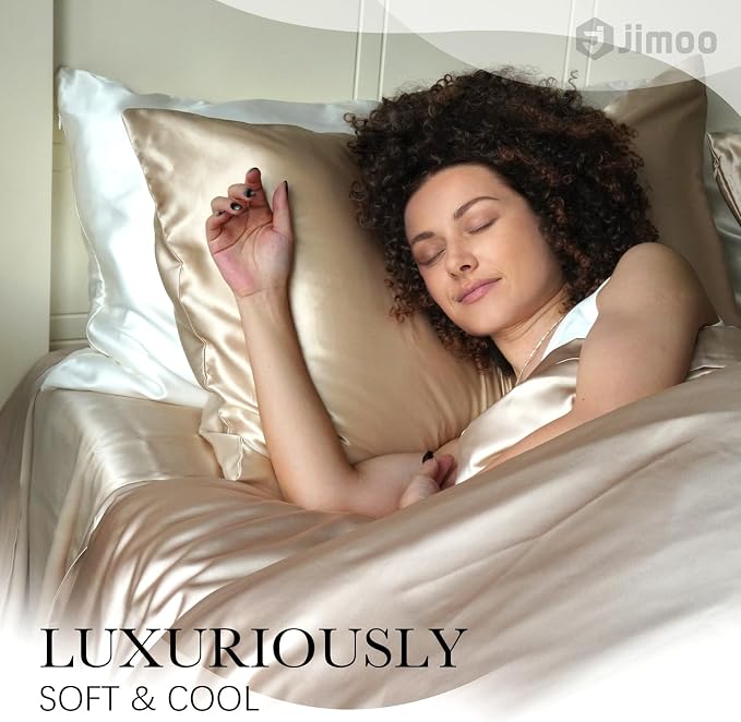 100% Mulberry Silk Pillowcase for Hair and Skin, 22 Momme Pure Natural Silk - Image 7