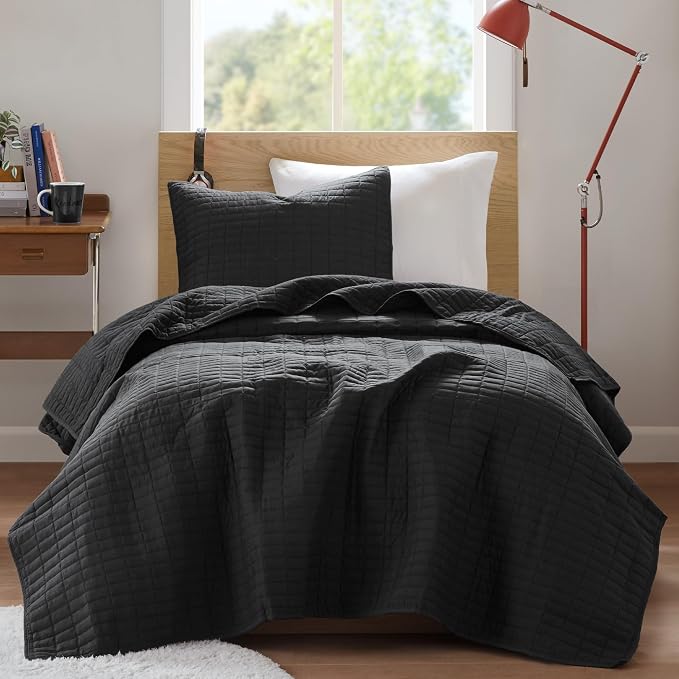 Comfort Spaces Kienna Quilt Set-Luxury Double Sided Stitching Design Summer - Image 2