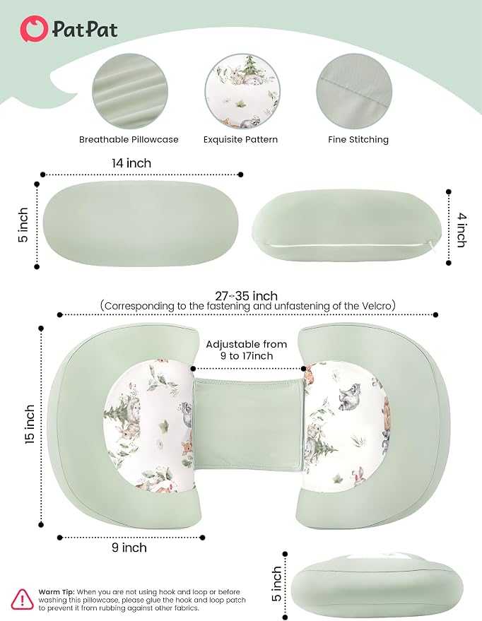 PATPAT Pregnancy Pillow for Sleeping, Maternity Pillow - Image 6