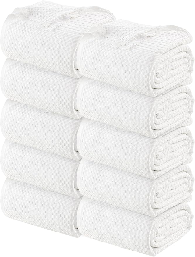 Utopia Bedding White 100% Cotton Waffle Blanket 300 GSM Soft Lightweight by UTOPIABEDDING
