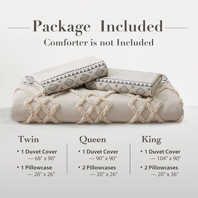 Oli Anderson Boho Duvet Cover Set Twin Size, Durable and Super Soft Duvet Covers - Image 5