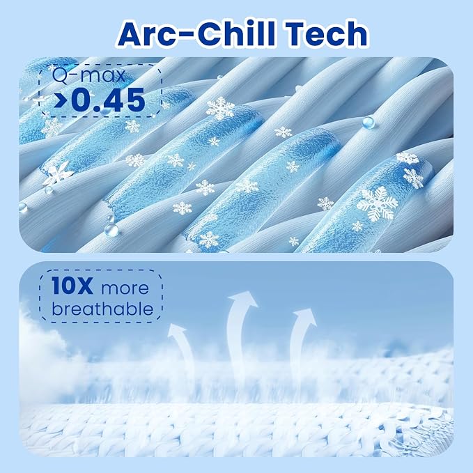 TOPCEE Cooling Blanketfor Night Sweats Absorbs Heat to Keep Adults, Children - Image 3
