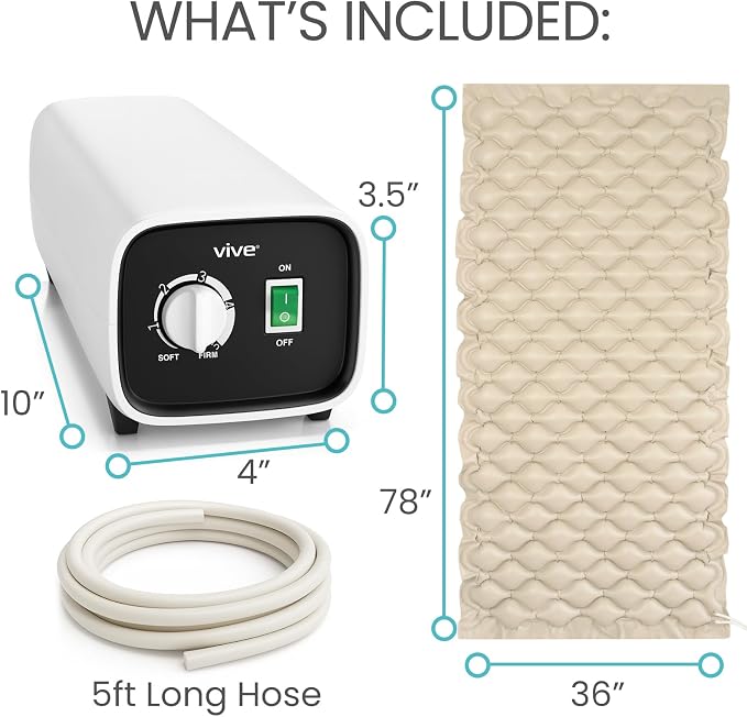Vive Alternating Air Pressure Mattress Pad - Image 2
