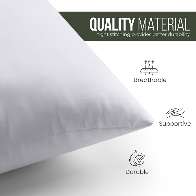 Utopia Bedding Throw Pillows – 26 x 26 Inches Down Alternative Pillows - Image 8