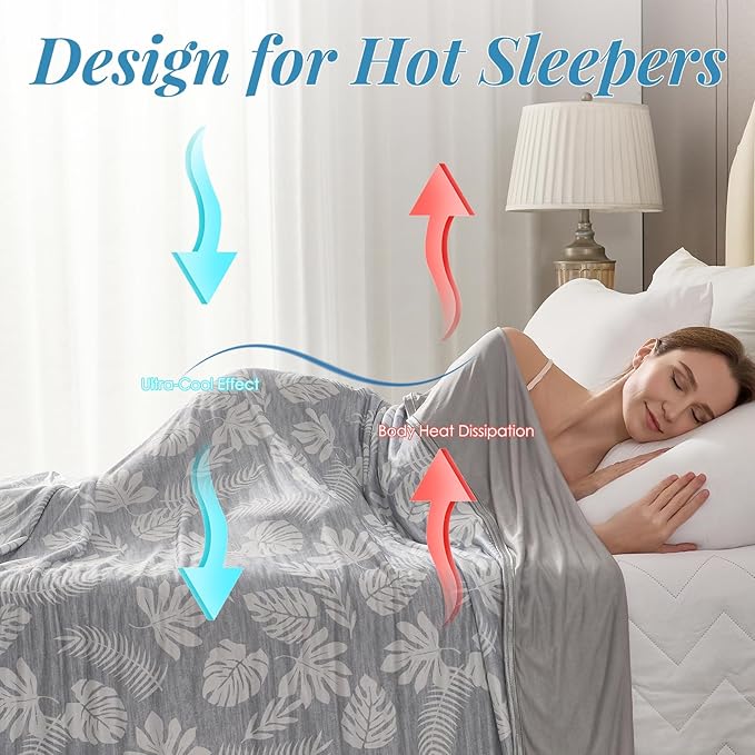 OIGAE Cooling Blanket for Hot Sleepers - Image 2