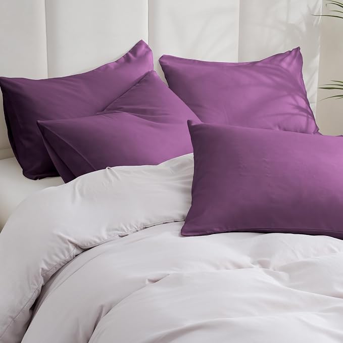 ZPECC Pillow Cases Standard Size Set of 4, 20x26 Envelope Closure Pillowcases - Image 2