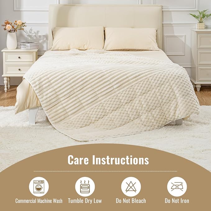 Uttermara Fleece Weighted Blanket - Image 7