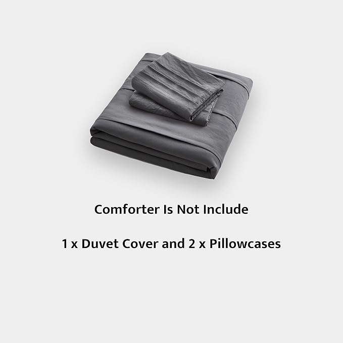 Oli Anderson Grey Duvet Cover Queen Size - Image 7