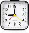 Lamisola Small Analog Travel Alarm Clock, Battery Operated Desk Table Shelf by AlarmClock