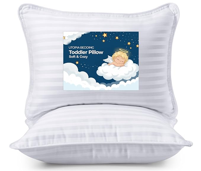 Utopia Bedding Toddler Pillow, 14x19 Small Pillow by UTOPIABEDDING