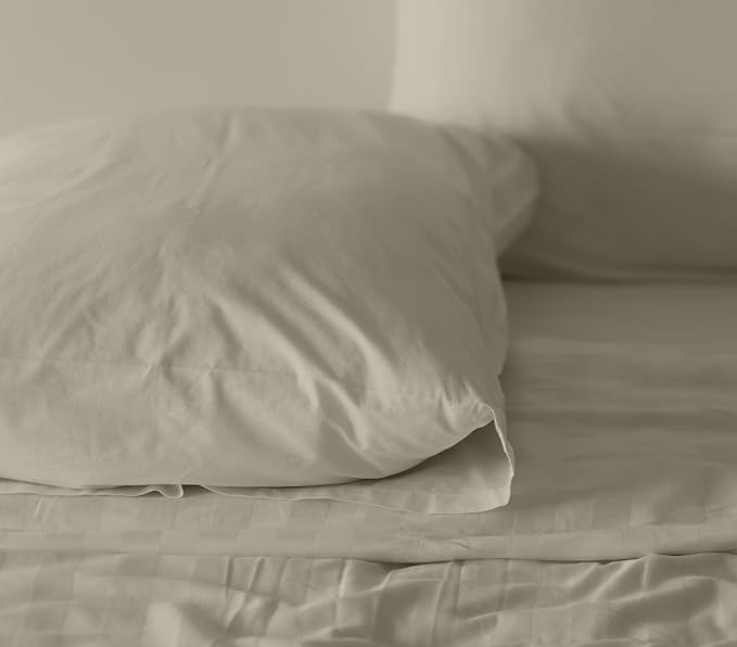 RUVANTI 100% Cotton Sheets – Twin XL Size Percale Bedding, Cooling & Breathable - Image 9