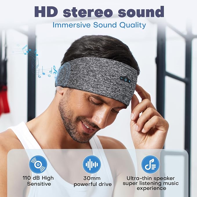 Sleep Headphones Bluetooth Headband - Image 4