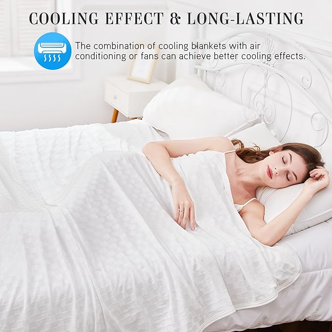 AmyHomie Cooling Blanket, Summer Blankets - Image 3