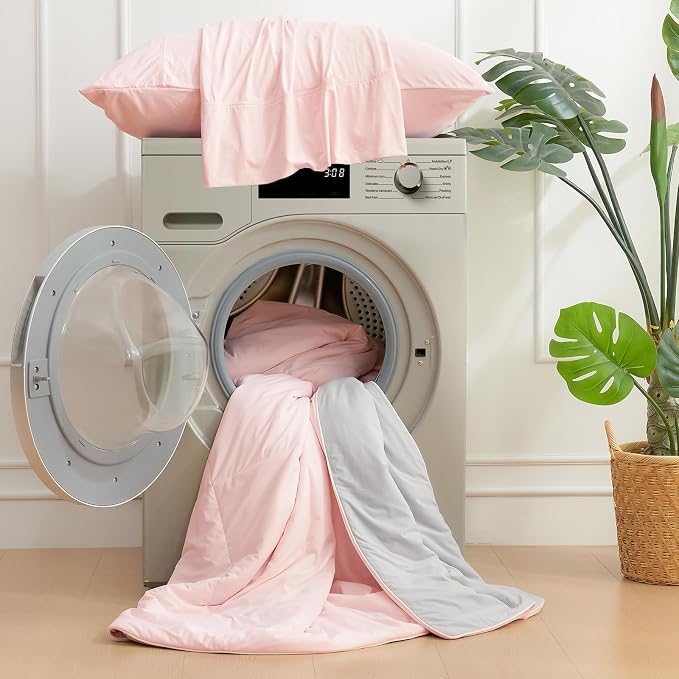 Cozy Bliss Cooling Comforter Twin Size, Cooling Blankets - Image 9