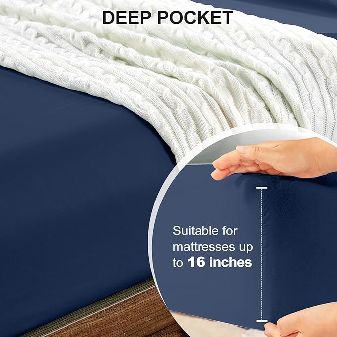 FreshCulture King Fitted Sheet Only 2 Pack - Image 4
