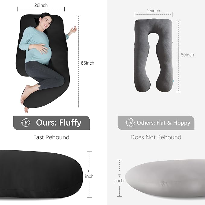 MOON PARK Pregnancy Pillows for Sleeping - Image 7