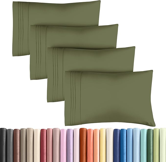 King Pillow Cases Set of 4 by CGKUnlimited