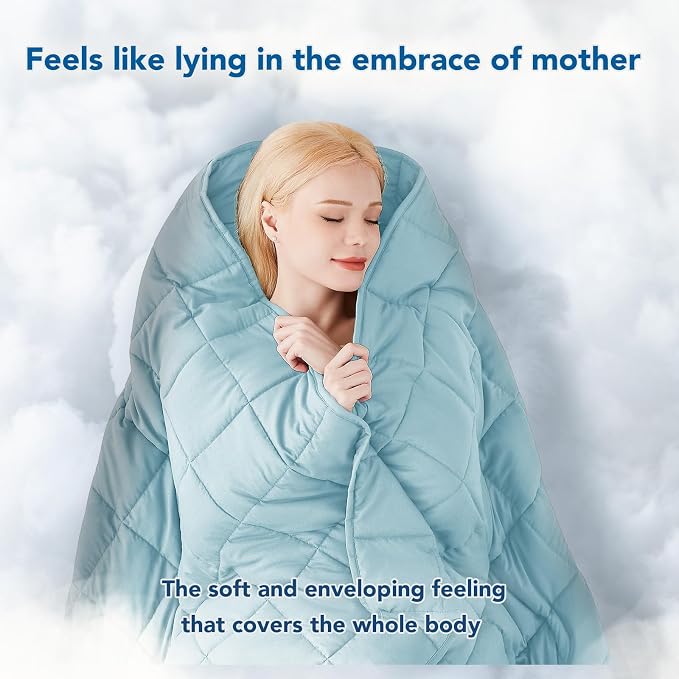 Topcee Weighted Blanket for Adults Queen Size Soft Cooling Heavy Blanket - Image 4