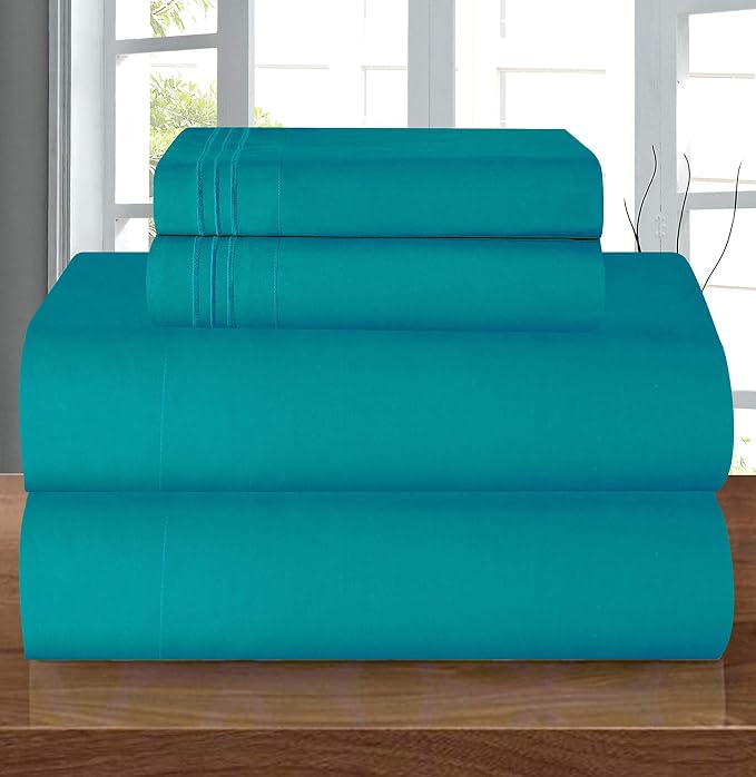 Elegant Comfort Luxury 1500 Premium Hotel Quality Microfiber 4-Piece Sheet Set by ELEGANTCOMFORT