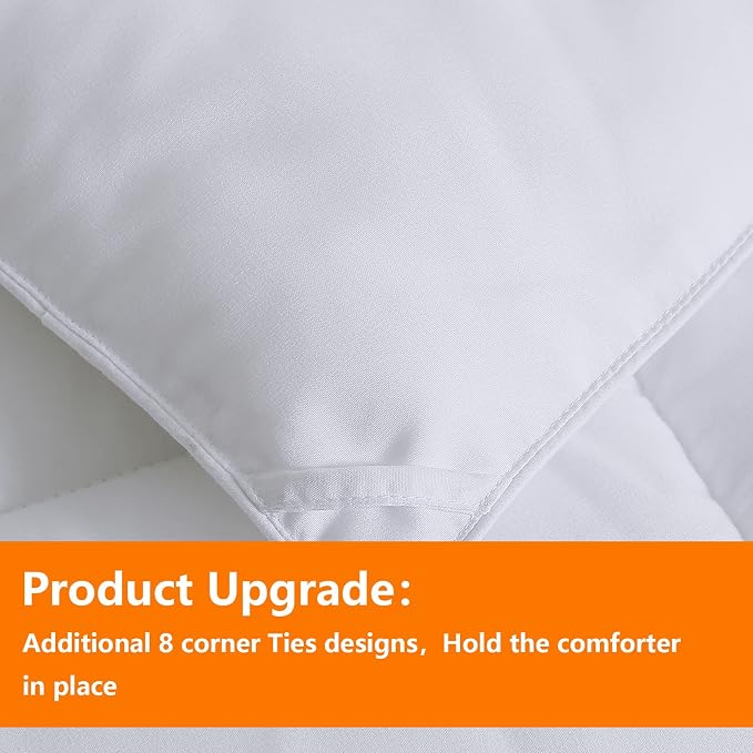 TAIMIT White Full Size Comforter Set - Image 4