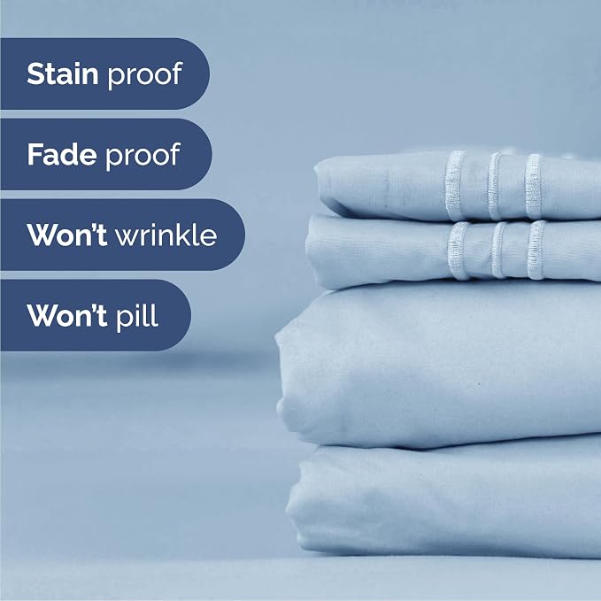 Queen Size 4 Piece Sheet Set - Image 5